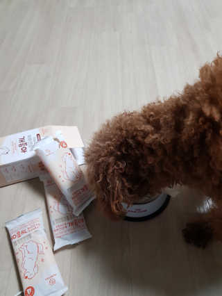 My Pet Care 모발과 모질 피부건강에 개좋아 — 5점을 준 리뷰어가 2020년 12월 올린 사용 사진