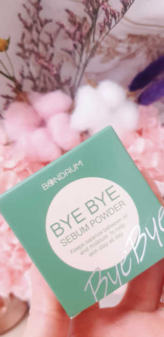 본다움 빠이빠이 세범 파우더 — 5점을 준 리뷰어가 2020년 8월 올린 사용 사진