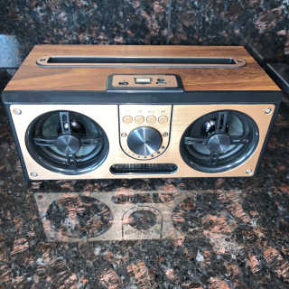SEVIZ RETRO20W 레트로 블루투스 스피커 — 4점을 준 리뷰어가 2020년 8월 올린 사용 사진