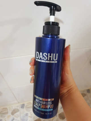 다슈코리아 다슈 데일리 단백질 한방 두피 골드 샴푸 500ml — 5점을 준 리뷰어가 2020년 7월 올린 사용 사진