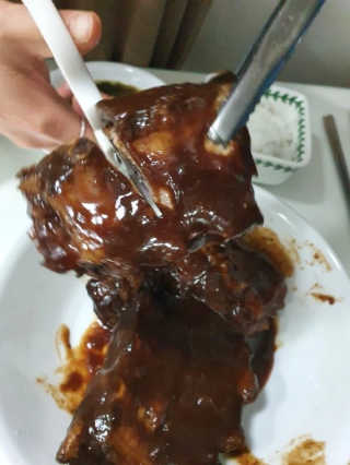 샌프란델리 햇필드 베이비백 폭립 등갈비 680g — 4.5점을 준 리뷰어가 2020년 6월 올린 사용 사진