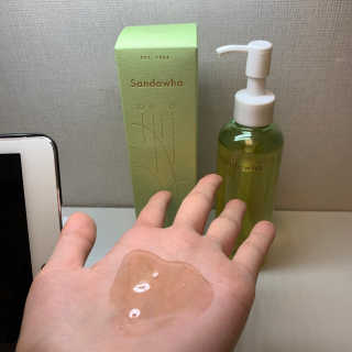 스킨큐어 산다화 순한 클렌징 동백 오일 200ml — 5점을 준 리뷰어가 2020년 6월 올린 사용 사진