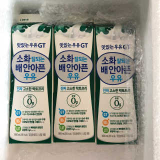 남양유업 맛있는우유GT 소화잘되는 배안아픈우유 3EA — 5점을 준 리뷰어가 2020년 10월 올린 사용 사진
