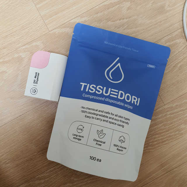 티슈도리 100매 + 특허상품 2W 케이스 무방부제티슈 리뷰 사진