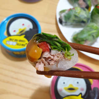 동원참치 펭수참치 — 5점을 준 리뷰어가 2020년 6월 올린 사용 사진