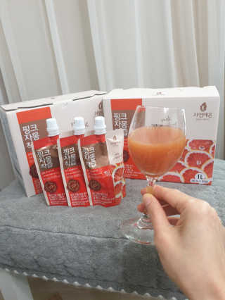 자연에온 핑크 자몽 착즙 100mL 10개입 2BOX — 5점을 준 리뷰어가 2020년 11월 올린 사용 사진