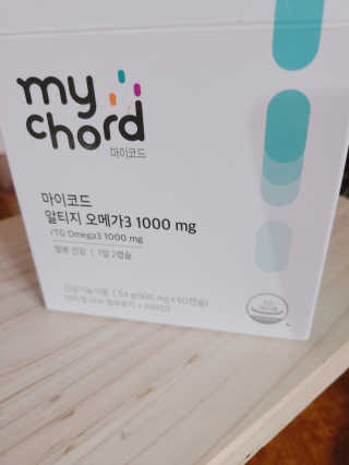 JW중외제약 마이코드 알티지 오메가3 1000 mg — 5점을 준 리뷰어가 2020년 8월 올린 사용 사진