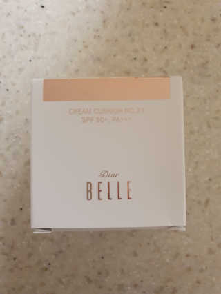디어벨르 크림쿠션 DEAR BELLE CREAM COUSION — 4점을 준 리뷰어가 2020년 8월 올린 사용 사진
