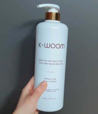 리프이노베이션 해피팜 k-woom 스프라우트 진 바디로션 — 5점을 준 리뷰어가 2020년 10월 올린 사용 사진