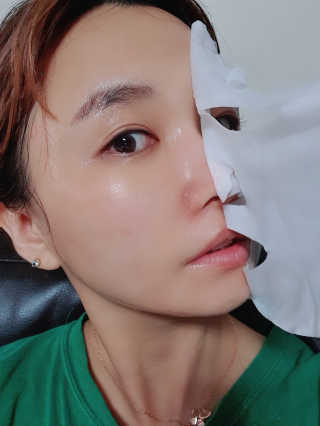 바이오믹 BIOMEEK SENSIMETIC SOOTHING MASK.S — 5점을 준 리뷰어가 2020년 6월 올린 사용 사진