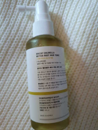 달리프 클로렐라 베러 루트 헤어토닉 100ml — 5점을 준 리뷰어가 2020년 10월 올린 사용 사진