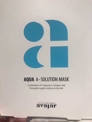Avajar A-Solution 마스크 — 5점을 준 리뷰어가 2020년 11월 올린 사용 사진