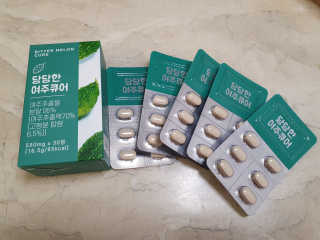 조은약초 국산 당당한 여주큐어 550mg x 30정 x 1박스 — 5점을 준 리뷰어가 2020년 7월 올린 사용 사진