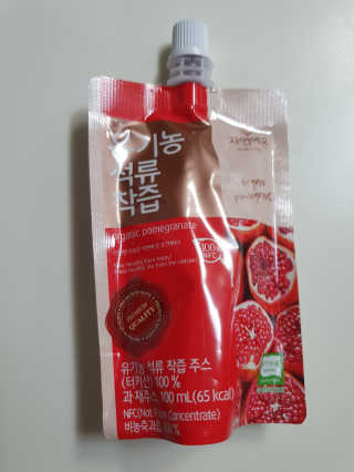 자연에온 유기농 석류 착즙 100mL 10개입 2BOX — 5점을 준 리뷰어가 2020년 11월 올린 사용 사진
