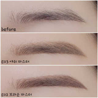 [블랙루즈] 하프하드 드로잉 마스터 아이브로우 3종 — 5점을 준 리뷰어가 2020년 11월 올린 사용 사진