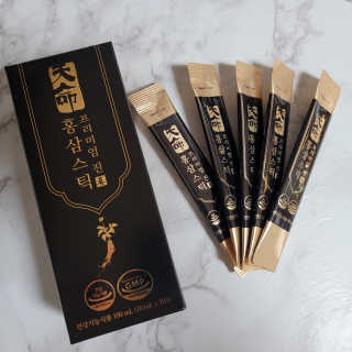 헬스업_천명진프리미엄홍삼스틱_10ml x 30포 — 5점을 준 리뷰어가 2020년 11월 올린 사용 사진