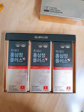서울약사신협_투데이홍삼정플러스스틱_10g x 30포 — 4.5점을 준 리뷰어가 2020년 12월 올린 사용 사진