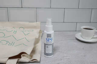 SP9 스프레이형 프리미엄 살균소독제 500ml+100ml — 5점을 준 리뷰어가 2020년 11월 올린 사용 사진