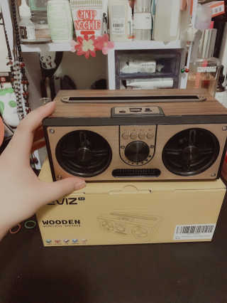 SEVIZ RETRO20W 레트로 블루투스 스피커 — 5점을 준 리뷰어가 2020년 8월 올린 사용 사진