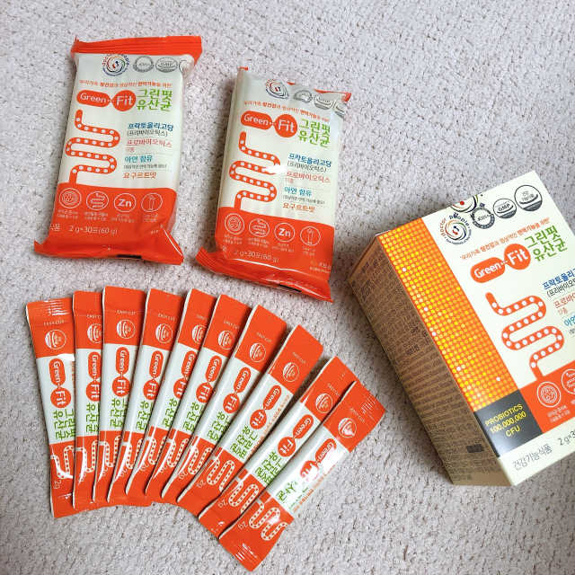 그린핏유산균 - 정상적인 면역기능과 장건강을 동시에 리뷰 사진