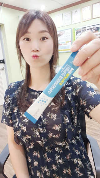 메이준뉴트리 이승남 원장의 더블액션 프리바이오틱스 — 5점을 준 리뷰어가 2020년 7월 올린 사용 사진