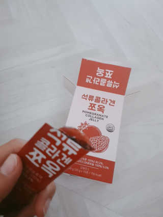 조은약초 석류콜라겐 석류즙 석류쪼옥 젤리 스틱 15포 x 20g — 5점을 준 리뷰어가 2020년 8월 올린 사용 사진
