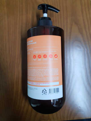 달리프 진저 베러 퍼퓸 탈모 완화 샴푸 1000ml 향 3종 — 4점을 준 리뷰어가 2020년 5월 올린 사용 사진