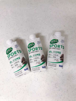 셀렉스스포츠 셀렉스 스포츠 드링크 초콜릿 _ 330ml x 12팩 — 5점을 준 리뷰어가 2020년 10월 올린 사용 사진