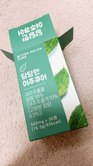 조은약초 국산 당당한 여주큐어 550mg x 30정 x 1박스 — 5점을 준 리뷰어가 2020년 8월 올린 사용 사진