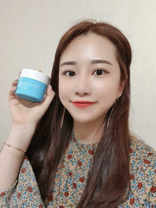 바르는콜라겐 하이온 제주바다보배 슬리핑마스크 100mL — 5점을 준 리뷰어가 2020년 5월 올린 사용 사진