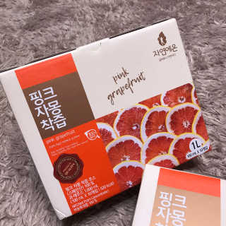 자연에온 핑크 자몽 착즙 100mL 10개입 2BOX — 4.5점을 준 리뷰어가 2020년 11월 올린 사용 사진