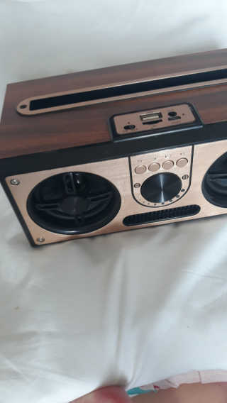 SEVIZ RETRO20W 레트로 블루투스 스피커 — 5점을 준 리뷰어가 2020년 6월 올린 사용 사진