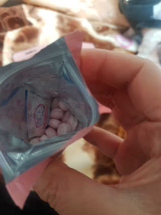 입 냄새 완화에 도움을 주는 에티켓 캔디 복숭아맛 앳캔디 — 5점을 준 리뷰어가 2020년 12월 올린 사용 사진