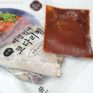 미정이네 코다리찜 [미정이네] 코다리찜 간편식 요리키트 — 5점을 준 리뷰어가 2020년 4월 올린 사용 사진