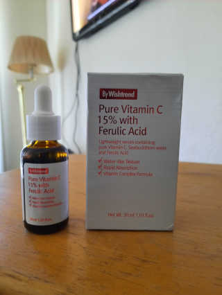 Wishtrend 순수 비타민 C 15 함유 Ferulic Acid — 4.5점을 준 리뷰어가 2020년 6월 올린 사용 사진