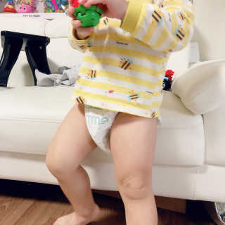 오브맘 밤 프리미엄 아기 기저귀 팬티형 밴드형 — 5점을 준 리뷰어가 2020년 11월 올린 사용 사진