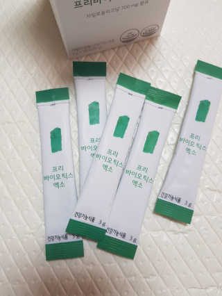 뉴트리셔니스타 프리바이오틱스 엑소 — 4.5점을 준 리뷰어가 2020년 4월 올린 사용 사진