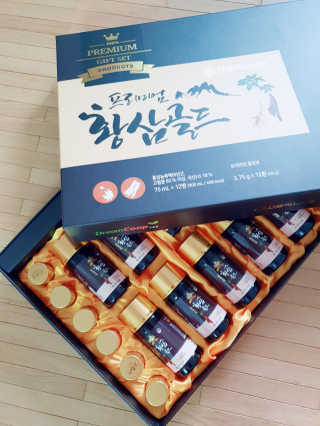 서울약사신협_프리미엄황삼골드_3.75g x 12환+75mgx12병 — 4.5점을 준 리뷰어가 2020년 9월 올린 사용 사진