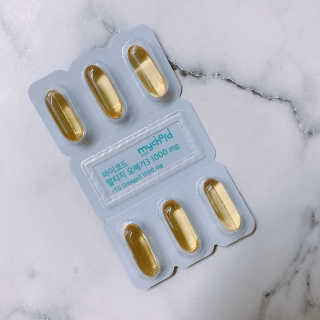 JW중외제약 마이코드 알티지 오메가3 1000 mg — 5점을 준 리뷰어가 2020년 7월 올린 사용 사진
