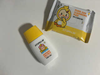 아토팜 야외놀이 선밀크 SPF50+ PA+++ — 5점을 준 리뷰어가 2020년 5월 올린 사용 사진