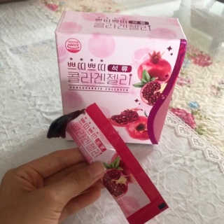 헬스업_쁘띠쁘띠석류콜라겐젤리_20g x 14포 — 5점을 준 리뷰어가 2020년 8월 올린 사용 사진