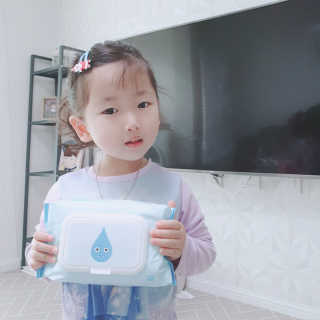 아이수 블루니 몬스터 아기 물티슈 — 5점을 준 리뷰어가 2020년 11월 올린 사용 사진