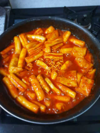 화곡미담 옛날 떡볶이 — 3점을 준 리뷰어가 2020년 4월 올린 사용 사진