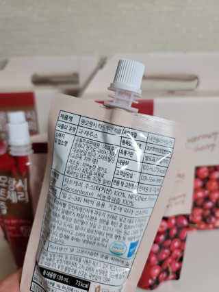 자연에온 몽모랑시 타트체리 착즙 100mL 10개입 2BOX — 4점을 준 리뷰어가 2020년 10월 올린 사용 사진
