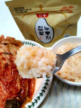 [꾸콤] 참참 전통 찹쌀 누룽지 일주일세트 60g x 5 — 4.5점을 준 리뷰어가 2020년 11월 올린 사용 사진