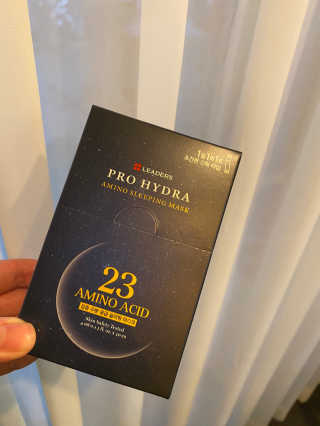 리더스코스메틱 리더스 프로 하이드라 아미노 슬리핑 마스크 — 4점을 준 리뷰어가 2020년 9월 올린 사용 사진