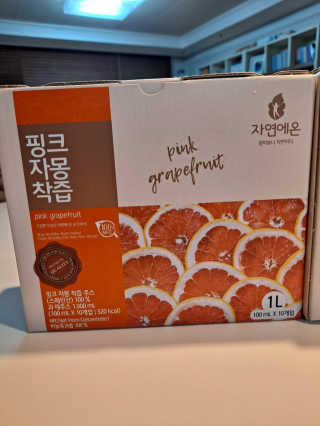 자연에온 핑크 자몽 착즙 100mL 10개입 2BOX — 5점을 준 리뷰어가 2020년 11월 올린 사용 사진