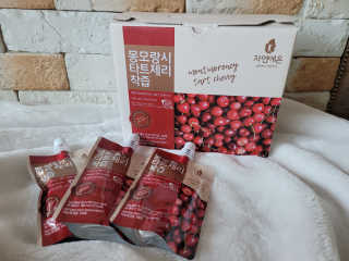 자연에온 몽모랑시 타트체리 착즙 100mL 10개입 2BOX — 5점을 준 리뷰어가 2020년 10월 올린 사용 사진