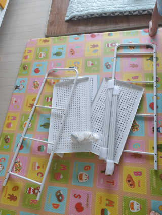 바네스데코 DIY 다용도 메쉬 철제 트롤리 수납선반 렌지대 정리함 — 5점을 준 리뷰어가 2020년 6월 올린 사용 사진