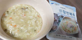 바다는다웰빙이다 완도사랑 전복죽 250g - 2팩 + 전복장조림 2팩 — 4점을 준 리뷰어가 2020년 8월 올린 사용 사진